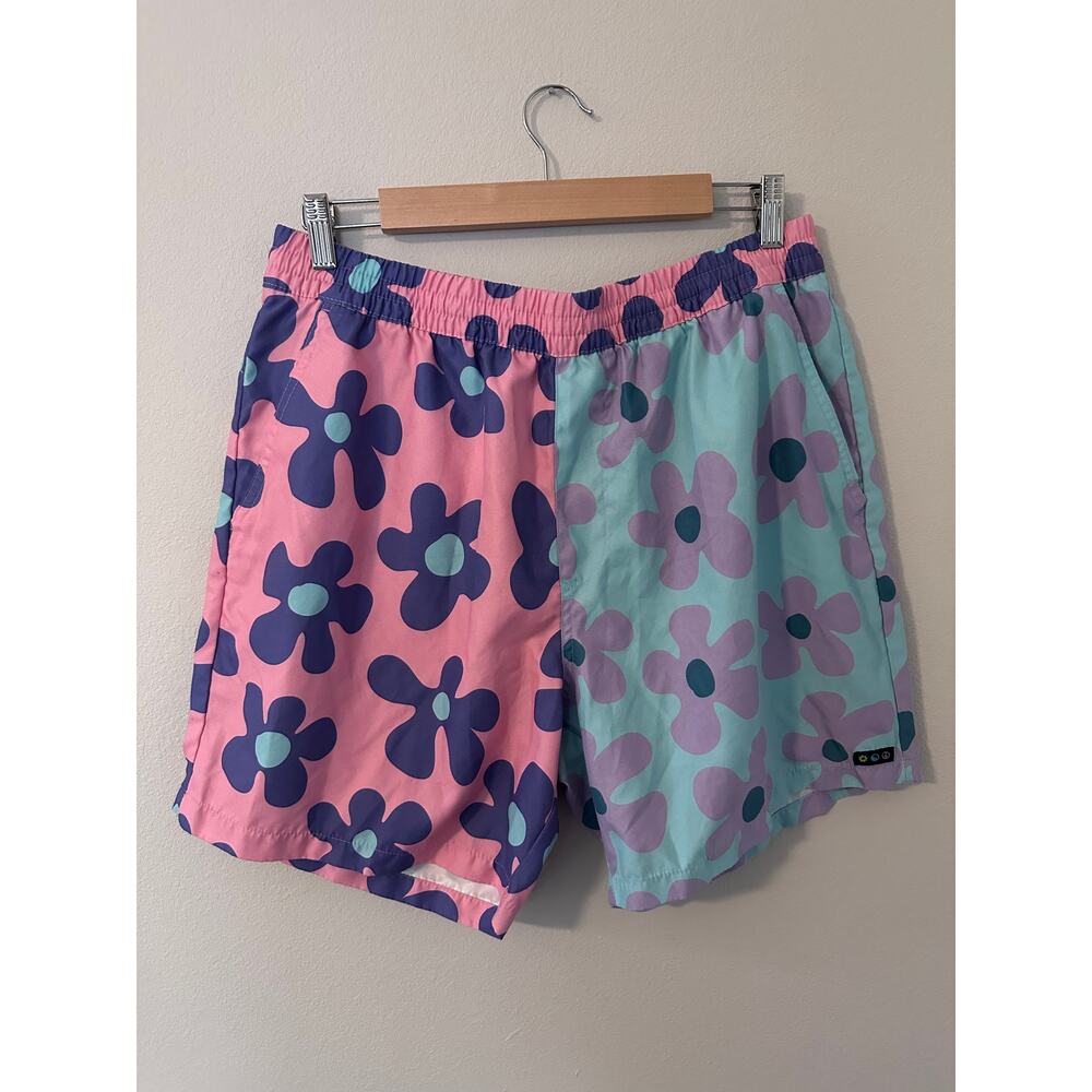 A.LAB Bum Split Pink & Blue Board Shorts size XL - Picture 4 of 8